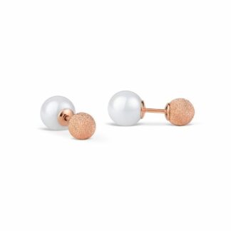 Bering 703-395-05 Ceramic Link Sparkling Rose Gold